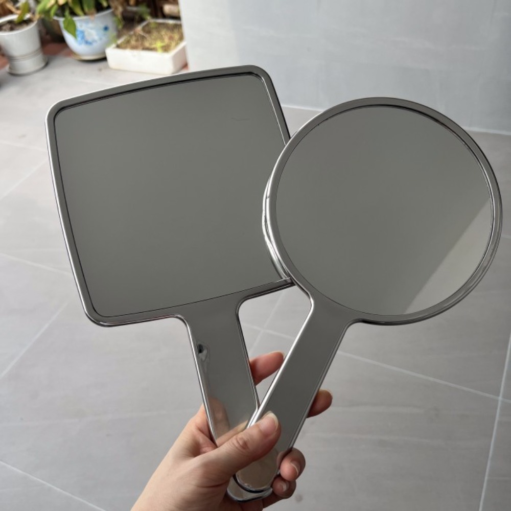 Beauty Makeup Hd - Electroplated Handle Makeup Mirrors HD Beauty