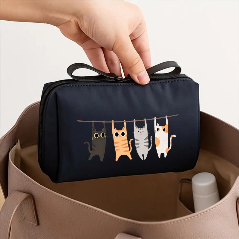 Beauty Makeup Bag - Charming Travel Toiletry Bag Women Compact