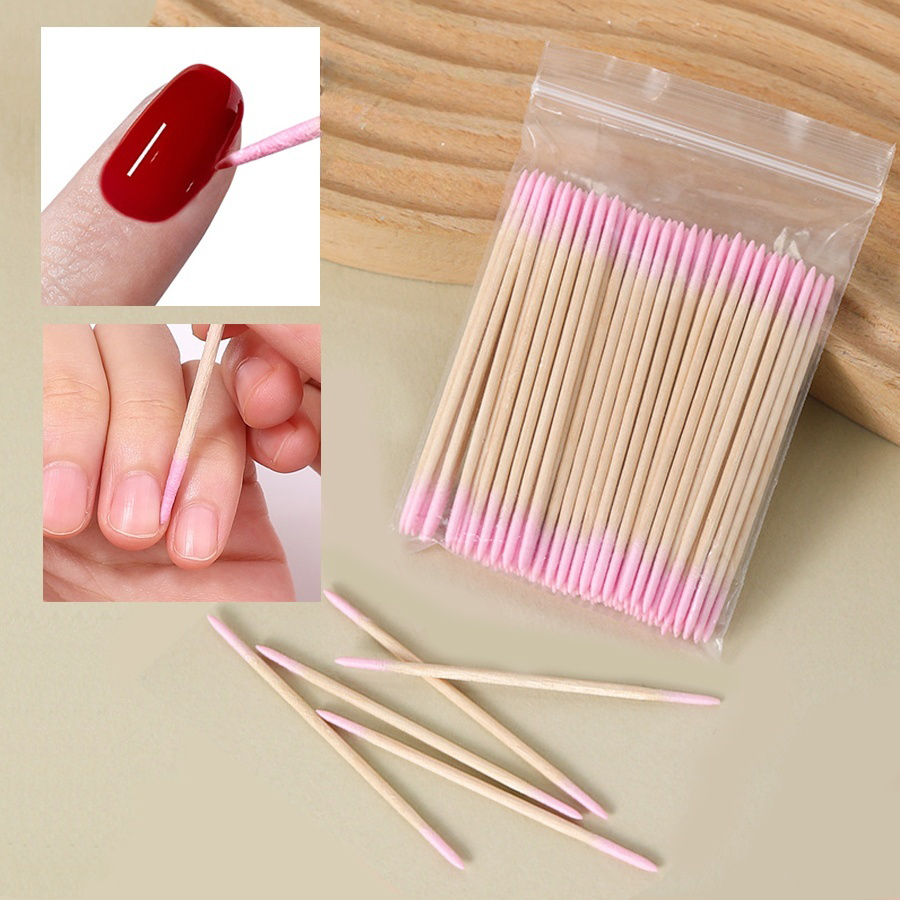 Beauty Makeup Tips - 100/200/300Pcs Double-Ended Cotton Swabs Fine Pointed