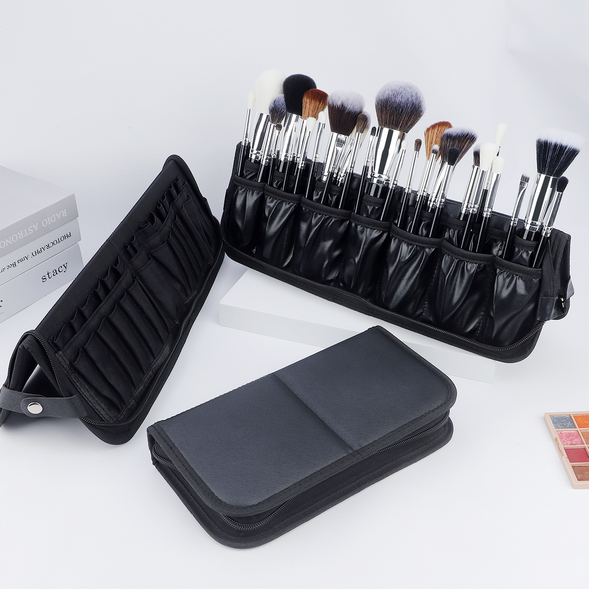 Large Black Foldable Makeup Ba - Beauty Makeup Bag recension och pris