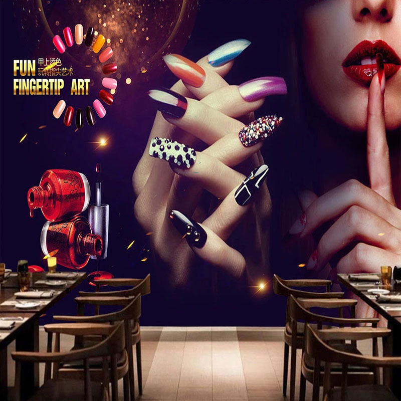 Custom Any Size Wallpaper 3D S - Beauty Makeup Wallpaper recension och pris