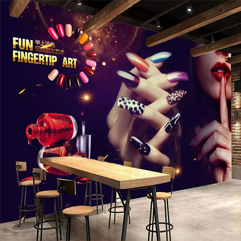 Custom Any Size Wallpaper 3D S - Beauty Makeup Wallpaper recension och pris