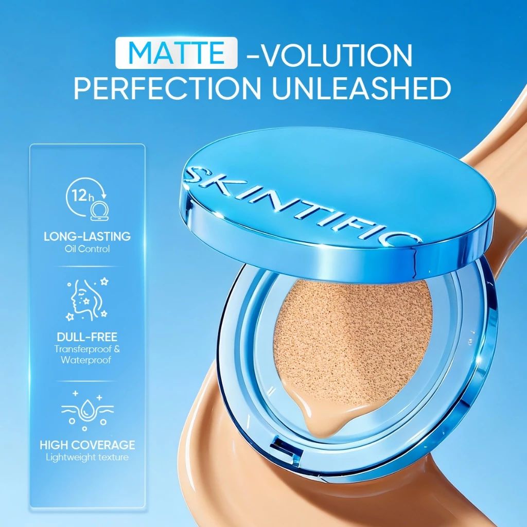 Korean Velvet Matte Cushion Fo - Concealer Full Coverage recension och pris