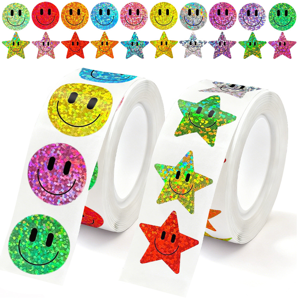 JCAC 500pcs/bag Smiling Glitte - Beauty Glazed Makeup recension och pris