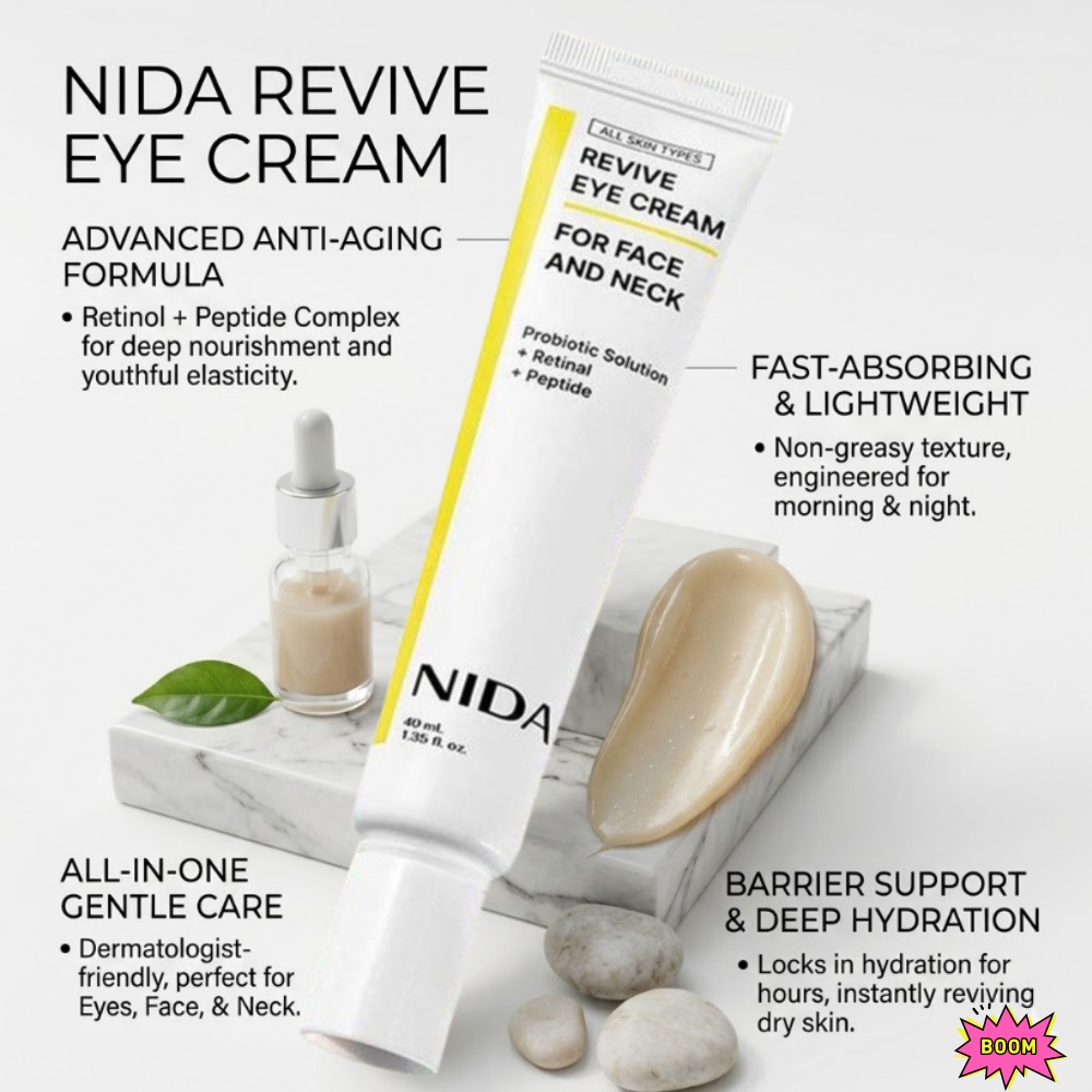 NIDA Retinol Peptide Eye Cream - Beauty Glazed Makeup recension och pris