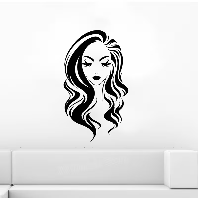 Beauty Salon Wall Decal Long H - Beauty Makeup Wallpaper recension och pris