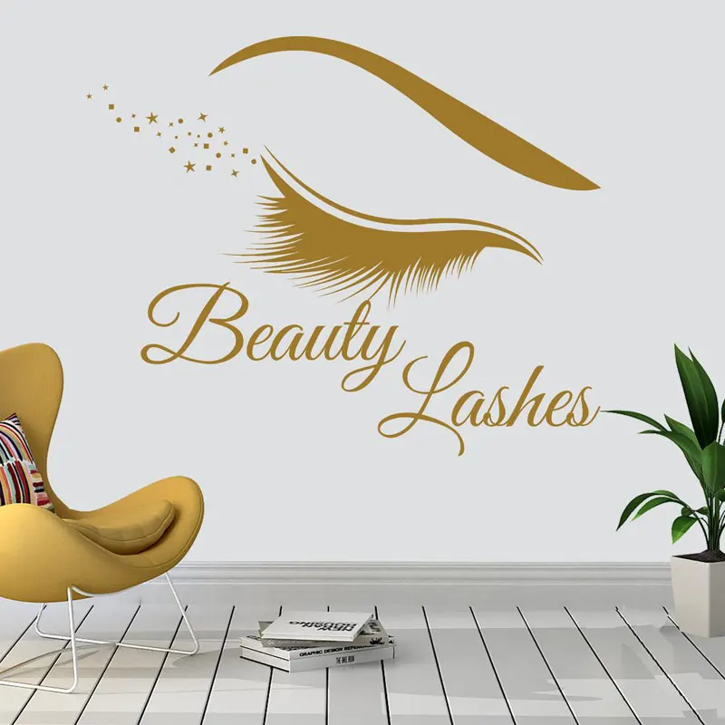 Modern Lashes Eyelashes Wall S - Beauty Makeup Wallpaper recension och pris