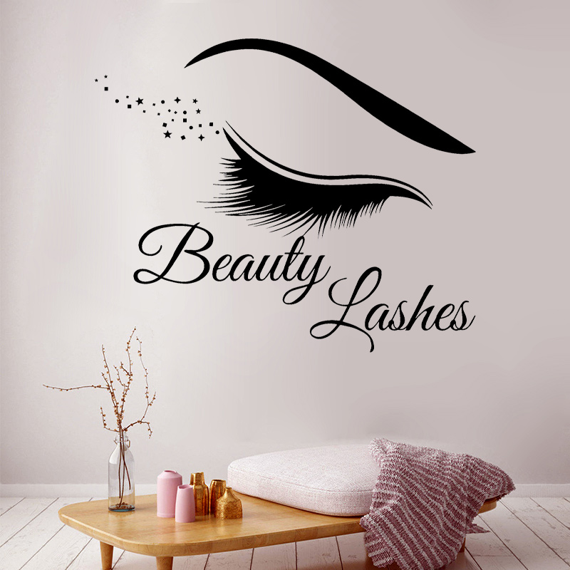 Modern Lashes Eyelashes Wall S - Beauty Makeup Wallpaper recension och pris