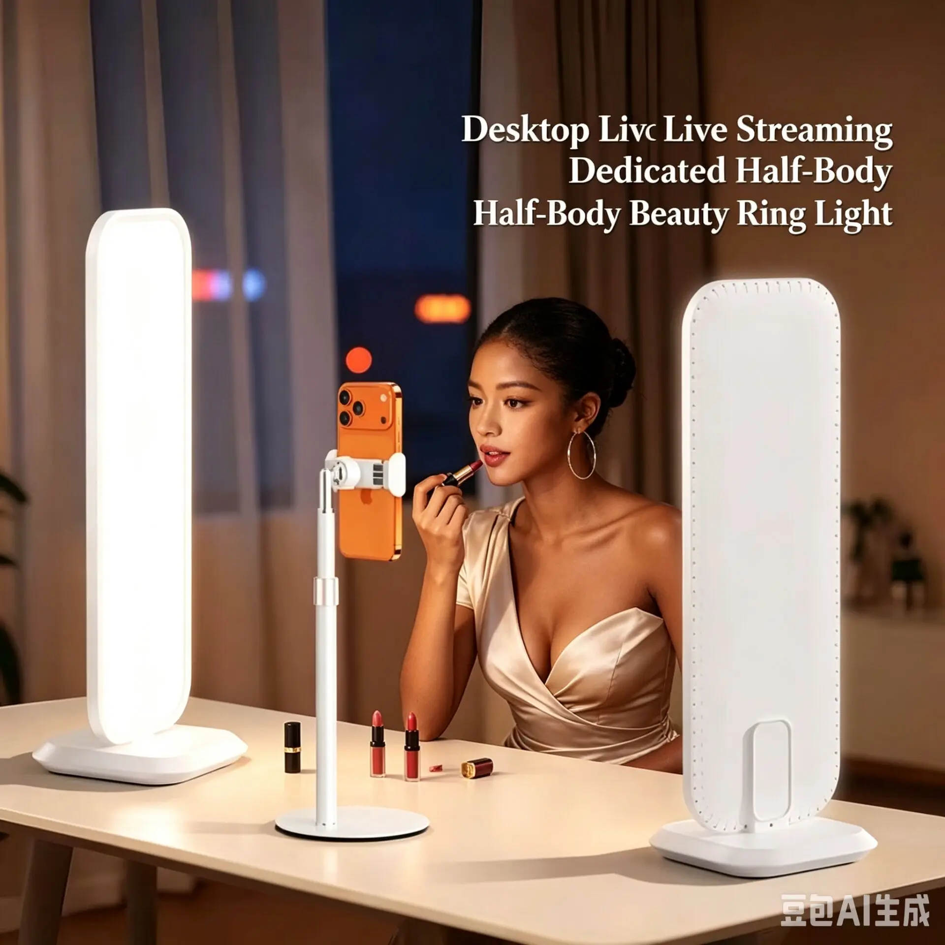 LED Desktop Half Body Fill Lig - Beauty Makeup Tiktok recension och pris