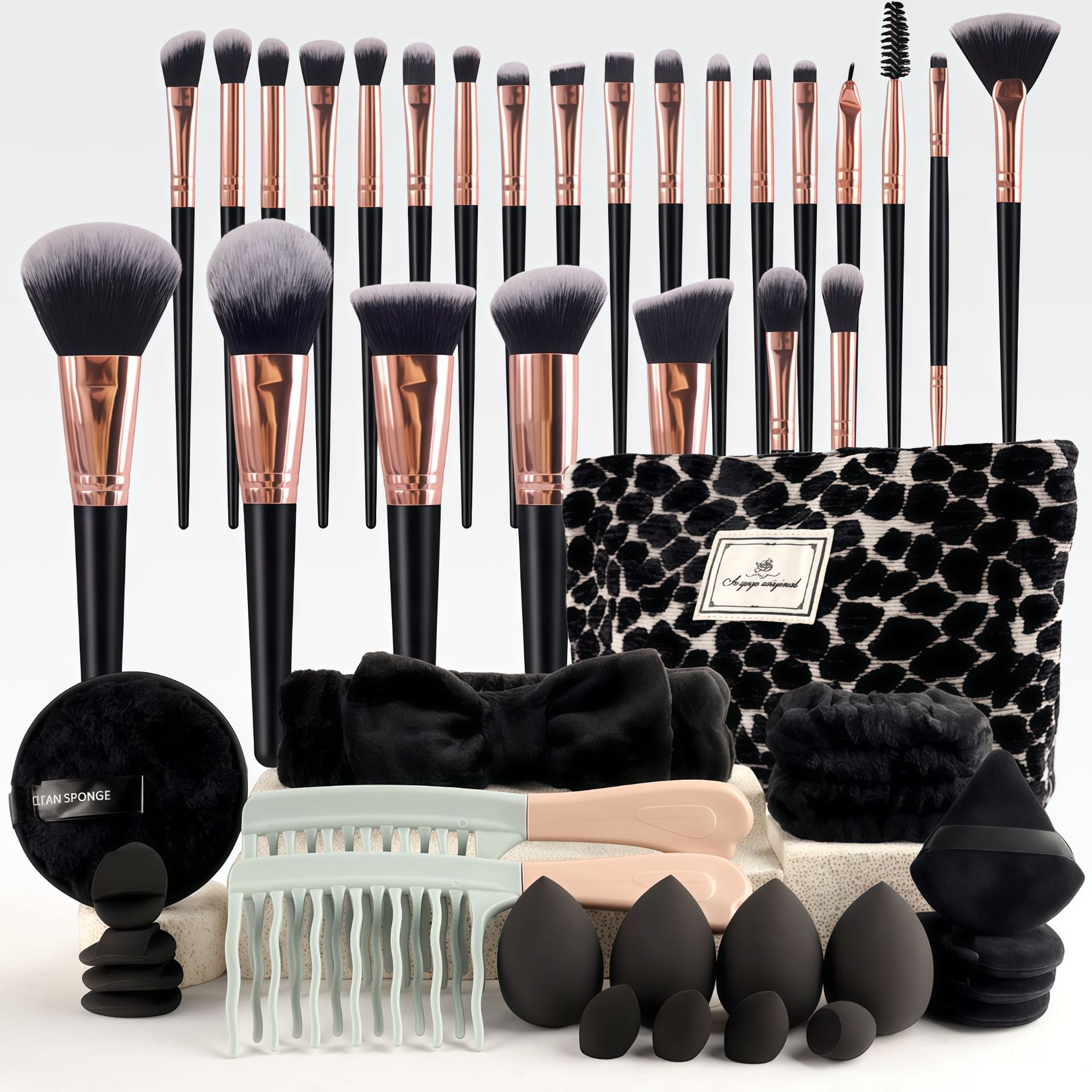 Makeup Brush Set Chic Fragranc - Beauty Makeup Bag recension och pris