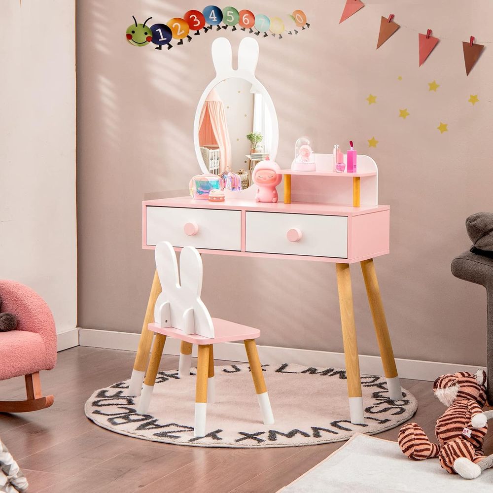 EY Kids Vanity, Rabbit Themed  - Beauty Makeup Set For Kids recension och pris