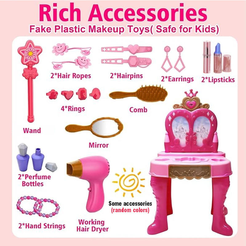 Girls Makeup Toys Woman Career - Beauty Makeup Set For Kids recension och pris