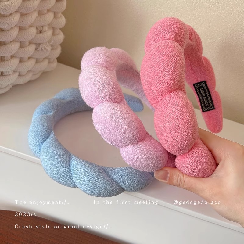 Retro Puffy Hair Band Sponge H - Woman Beauty Makeup recension och pris