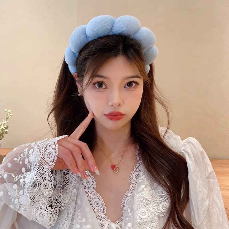 Retro Puffy Hair Band Sponge H - Woman Beauty Makeup recension och pris