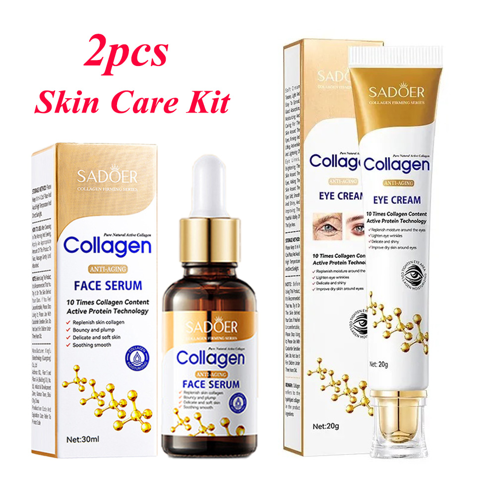 SADOER Collagen Skin Care Sets - Beauty Glazed Makeup recension och pris