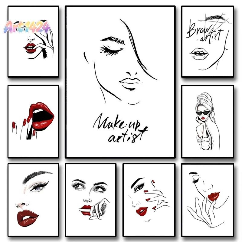 Fashion Makeup Poster Sexy Bea - Beauty Makeup Hd recension och pris