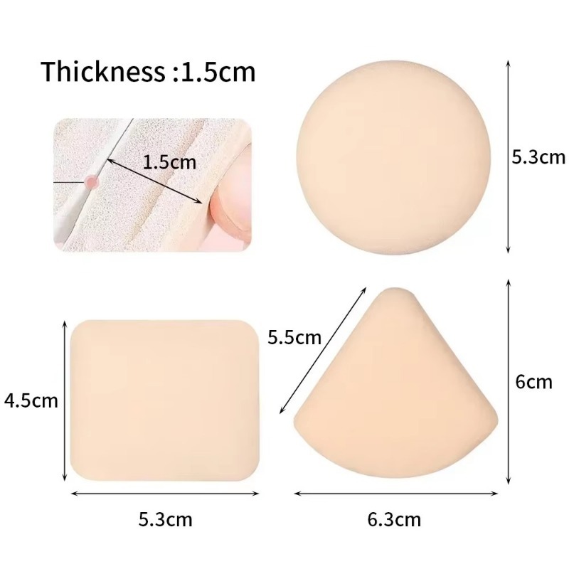1-10pcs Portable Foundation Po - Beauty Blender In Makeup recension och pris