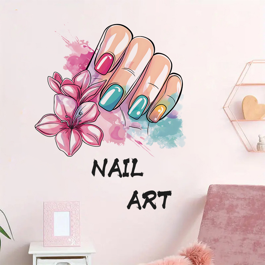 Colorful Makeup Nail Art Salon - Beauty Makeup Wallpaper recension och pris