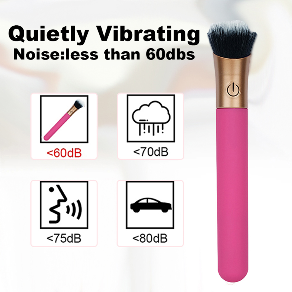 Bullet Vibrator Makeup Brush C - Woman Beauty Makeup recension och pris