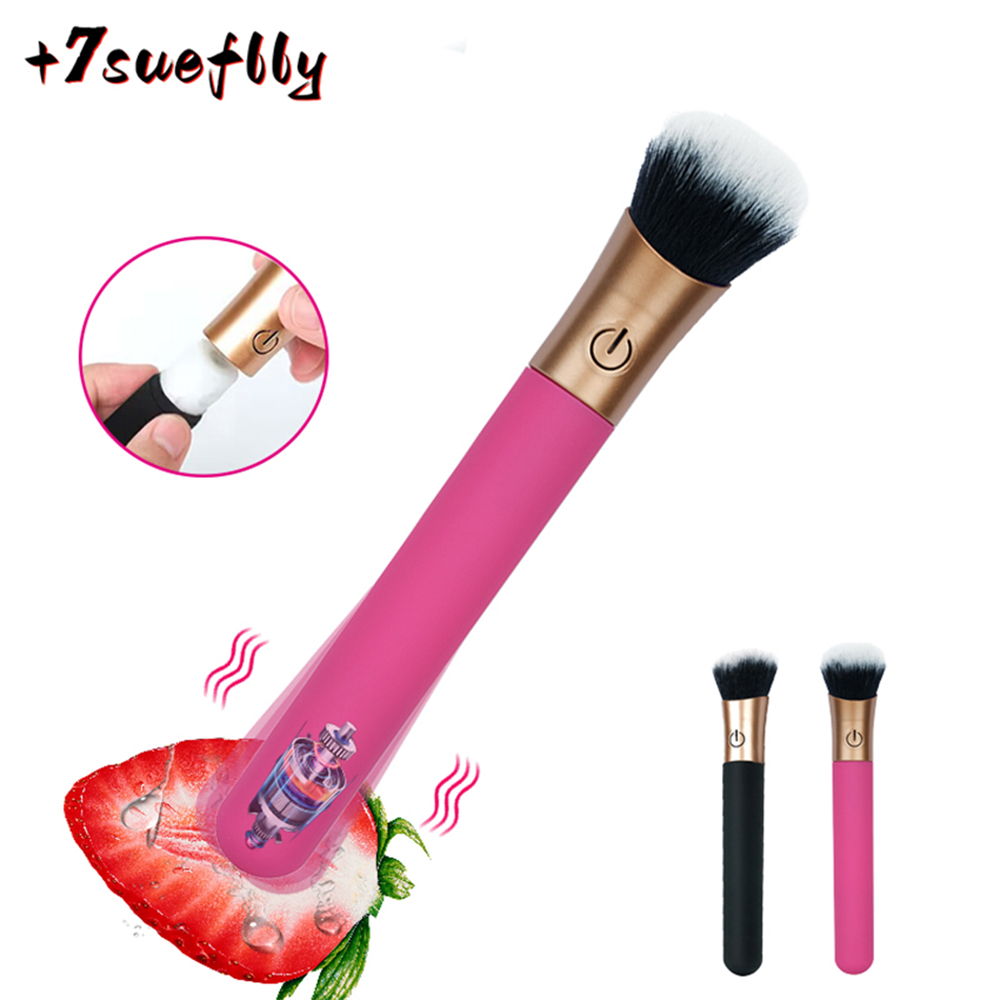 Bullet Vibrator Makeup Brush C - Woman Beauty Makeup recension och pris