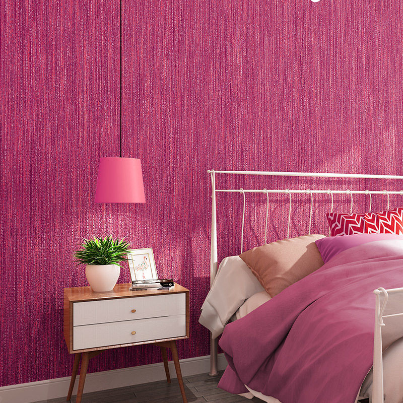 Japanese 3D Linen Striped Wall - Beauty Makeup Wallpaper recension och pris