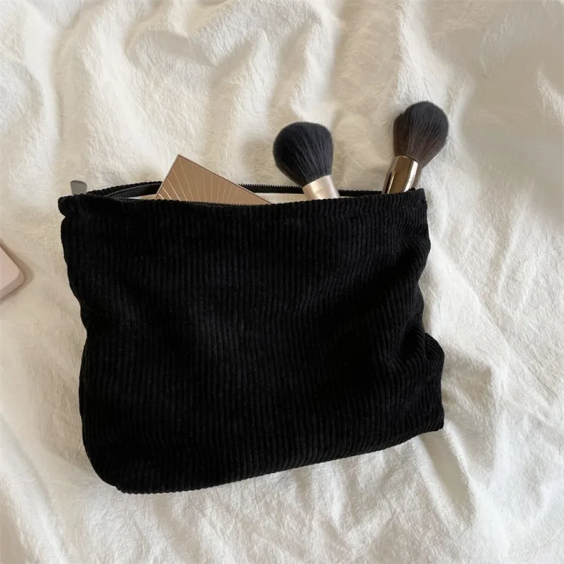 Corduroy Travel Cosmetic Bag P - Beauty Makeup Bag recension och pris
