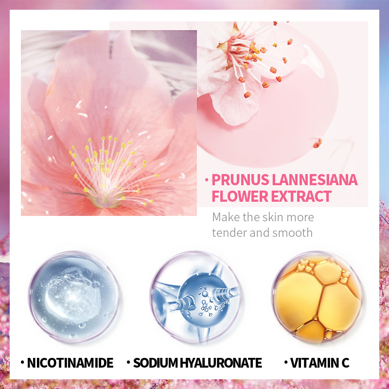 LAIKOU 8Pcs Sakura Facial Skin - Woman Beauty Makeup recension och pris